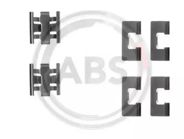 Piederumu komplekts, Disku bremžu uzlikas 1091Q ABS – attēls